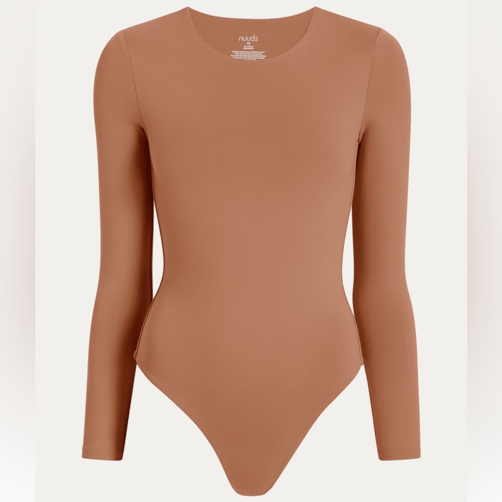 Nuuds Long Sleeve Bodysuit - Clay